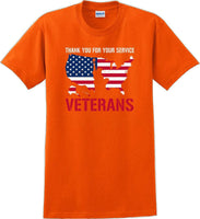 
              THANK YOU FOR YOUR SERVICE, Veterans day Soldier USA Support T-Shirt
            