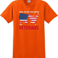 THANK YOU FOR YOUR SERVICE, Veterans day Soldier USA Support T-Shirt