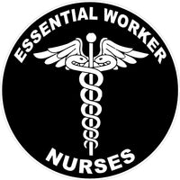 Essential Worker Nurses Decal
