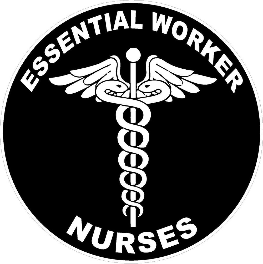 Essential Worker Nurses Decal