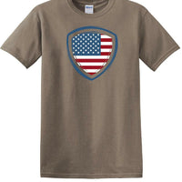 Memorial Day shirt flag shield We Will Always Remember 13 color choices -mds5