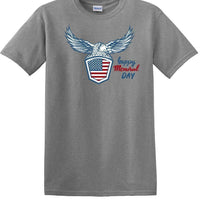 Memorial Day shirt eagle shield We Will Always Remember 13 color choices -mds7