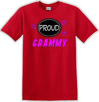 
              Proud Grammy heart shirt - Gram, Grammy, Grandma - Novelty T-shirt
            