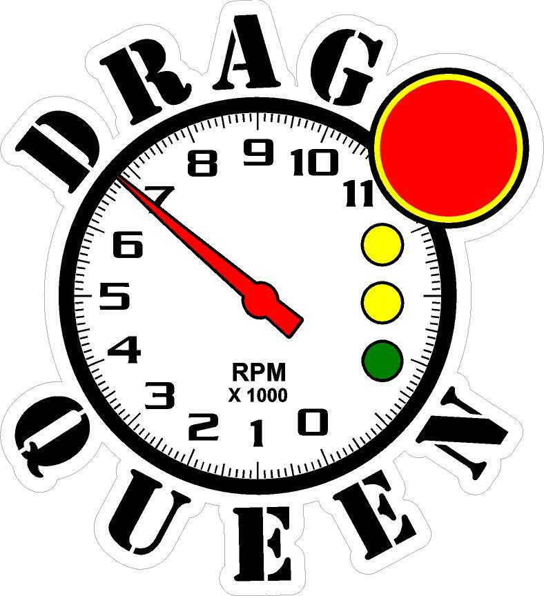 Drag Queen  Insignia Vinyl Decal Sticker