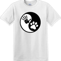 Yin Yang Work Dog - Dog- Novelty T-shirt
