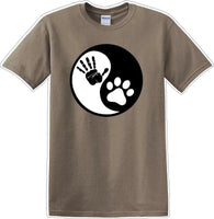 
              Yin Yang Work Dog - Dog- Novelty T-shirt
            