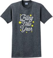 
              Bling in the New Year with stars T-Shirt - New Years Shirt - 12 color choices
            