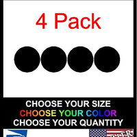 Spoiler Hole Covers Waterproof / Delete Plugs / Wing / Color Match decal sticker