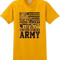 PROUD VETERAN OF THE UNITED STATES ARMY, Veterans day Soldier USA Support TShirt