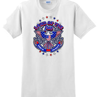 Land of the free home of the Brave memorial day / 4th of July shirt -13 colors