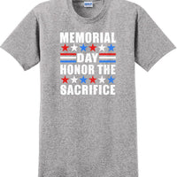 MEMORIAL DAY HONOR THE SACRIFICE , Veterans day Soldier USA Support T-Shirt