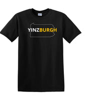 
              YINZBURGH Pittsburgh, PENNSYLVANIA short sleeved shirt  YBS1
            