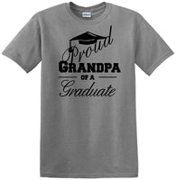 
              Graduation PROUD GRANDPA \ PARENT of a Graduate - shirt - short sleeved T-shirt
            