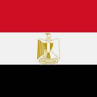 Egyptian country FLAG, STICKER, DECAL, 5 YR VINYL