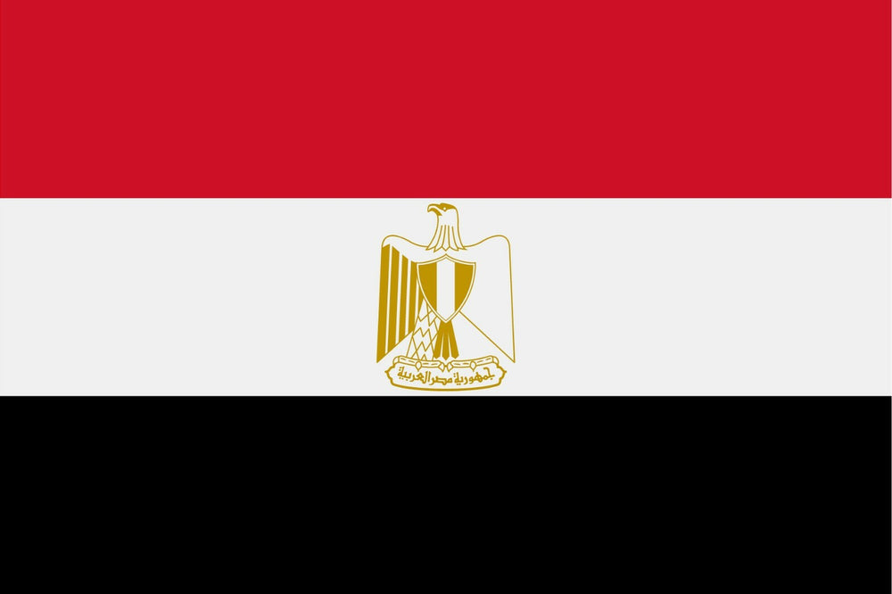 Egyptian country FLAG, STICKER, DECAL, 5 YR VINYL