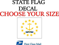 
              Rhode Island STATE FLAG, STICKER, DECAL, 5YR VINYL State Flag of Rhode Island
            