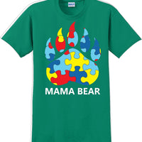 Autism Awareness Mama Bear T-Shirt - JC