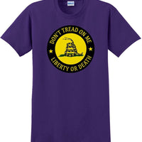 Don't Tread On Me SHIRT LIBERTY OR DEATH Gadsden Flag 2nd Guns SM-5XL-DTOMS1