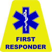 
              EMS First Responder HELMET TETS TETRAHEDRONS HELMET STICKER  EMT REFLECTIVE
            