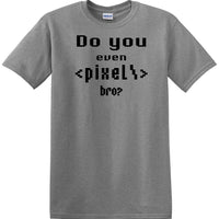 Pixel Coding - Social Media - Funny shirt - short sleeved T-shirt TSM12