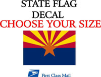 
              ARIZONA STATE FLAG, STICKER, DECAL, 5 YR VINYL
            