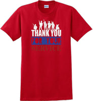 
              THANK YOU FOR YOUR SERVICE, Veterans day Soldier USA Support T-Shirt
            