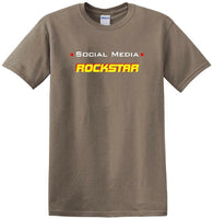
              Social Media Rockstar - Funny shirt - short sleeved T-shirt TSM11
            