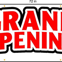 GRAND OPENING BANNER 2FT X 6FT