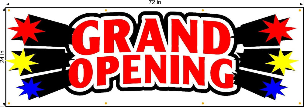 GRAND OPENING BANNER 2FT X 6FT
