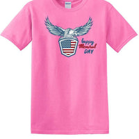 Memorial Day shirt eagle shield We Will Always Remember 13 color choices -mds7