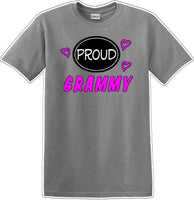 
              Proud Grammy heart shirt - Gram, Grammy, Grandma - Novelty T-shirt
            