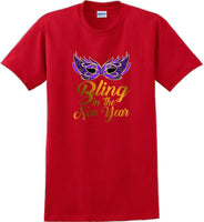 
              Bling in the New Year - New Years Shirt - 12 color choices
            