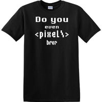 Pixel Coding - Social Media - Funny shirt - short sleeved T-shirt TSM12