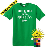 
              Pixel Coding - Social Media - Funny shirt - short sleeved T-shirt TSM12
            