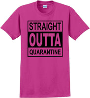
              Straight Outta Quarantine 2020  funny T-Shirt sm-5xl
            