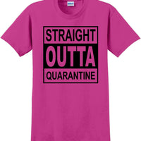 Straight Outta Quarantine 2020  funny T-Shirt sm-5xl