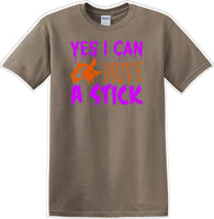 
              YES I CAN DRIVE A STICK - Halloween - Novelty T-shirt
            