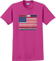 
              RESPECT AND HONOR MEMORIAL DAY, Veterans day Soldier USA Support T-Shirt
            