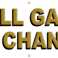 Small Games of Chance - Advertising Vinyl Banner Flag Sign  printed in the USA
