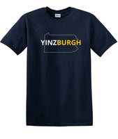 
              YINZBURGH Pittsburgh, PENNSYLVANIA short sleeved shirt  YBS1
            