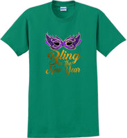 
              Bling in the New Year - New Years Shirt - 12 color choices
            