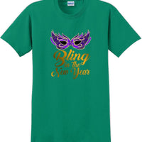 Bling in the New Year - New Years Shirt - 12 color choices
