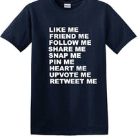 Social Media - So Many Ways to Share! - Fun shirt - T-shirt TSM04