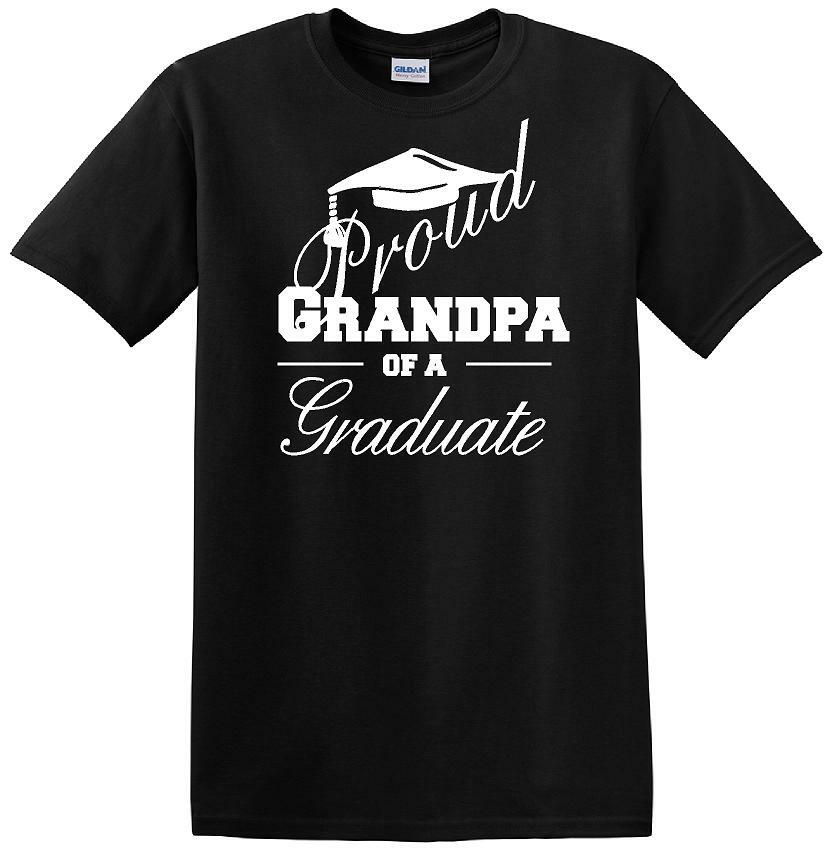 Graduation PROUD GRANDPA \ PARENT of a Graduate - shirt - short sleeved T-shirt