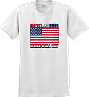 
              RESPECT AND HONOR MEMORIAL DAY, Veterans day Soldier USA Support T-Shirt
            