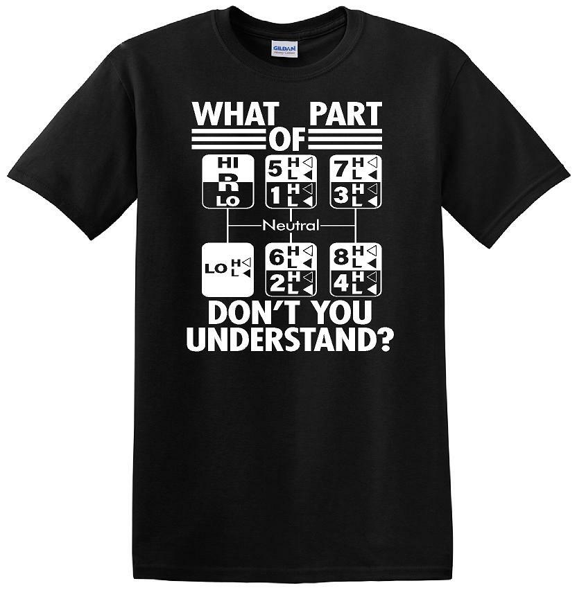 Gear Shift Language - Funny shirt - short sleeved T-shirt