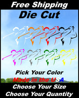 
              Golf Player Decal Sticker Multi Color Options Champion window car truck irons
            