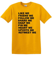 
              Social Media - So Many Ways to Share! - Fun shirt - T-shirt TSM04
            