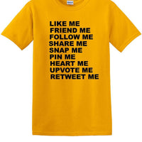 Social Media - So Many Ways to Share! - Fun shirt - T-shirt TSM04