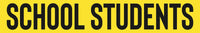 
              School Students Decal sticker Long Life for Bus, car, van, bike etc safety alert
            